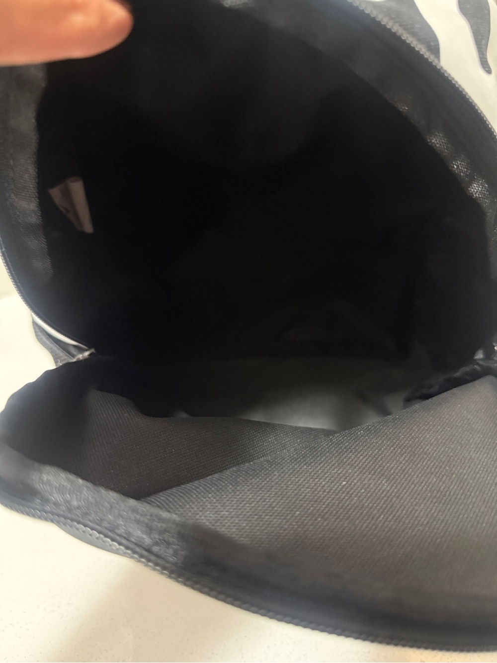 Nike Black & White Mini Backpack - Iconic Swoosh - Picture 15 of 16